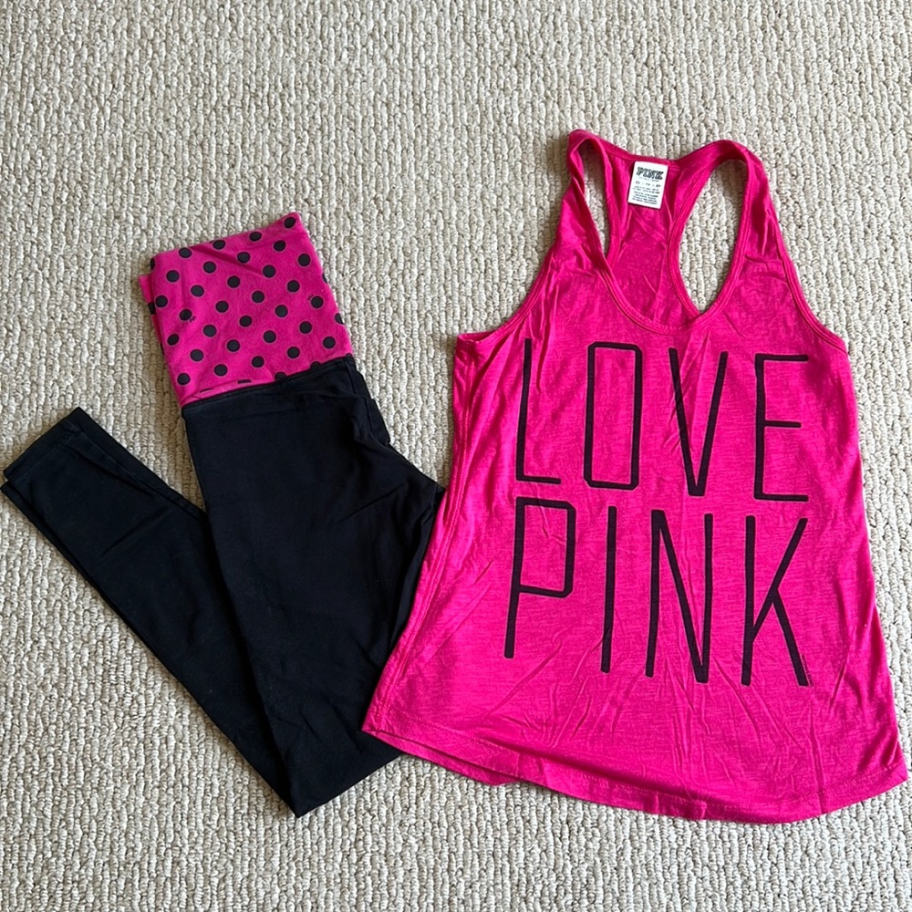 Victoria Secret pink Matching Set